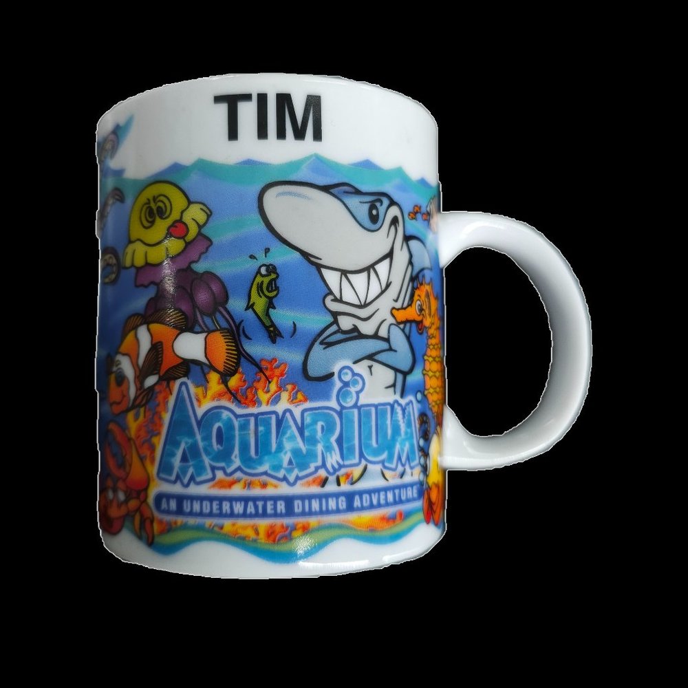 FSD Mug Tea Coffee TIM Personalized Aquarium Fish Shark Crab Squid Denver, CO